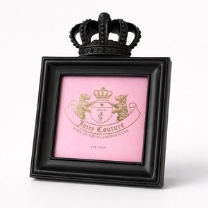 Juicy Couture Black Crown Picture Frame – Y2K Glam, Brand New!